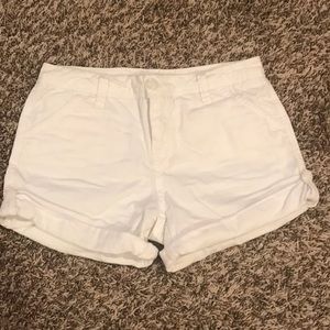 Justice white shorts